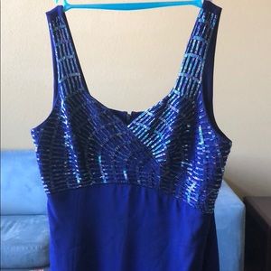 Purple dress with sequins